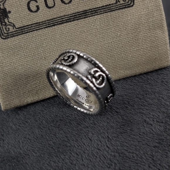 Gucci GG double monogram icon ring 10 - Picture 5 of 8